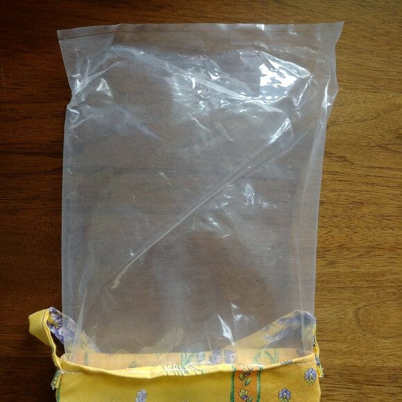 4/$20 Handmade little yellow purple lavender flower fabric bag - Picture 12 of 12